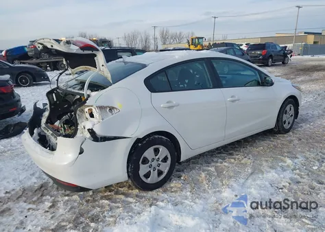 2017 Kia Forte Lx z USA, uszkodzony, nr VIN 3KPFL4A73HE093796